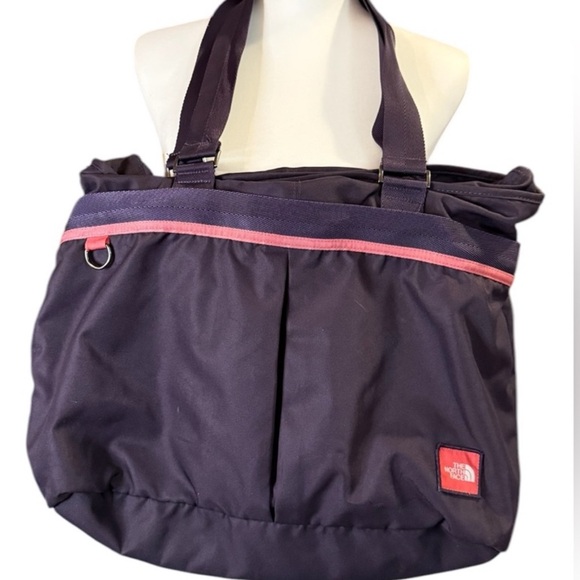The North Face Handbags - The North Face Purple and Pink Tote Bag with Sporty Design